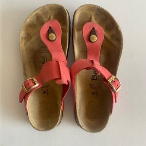 Betula by Birkenstock Pink Leather Sandals Size 6
